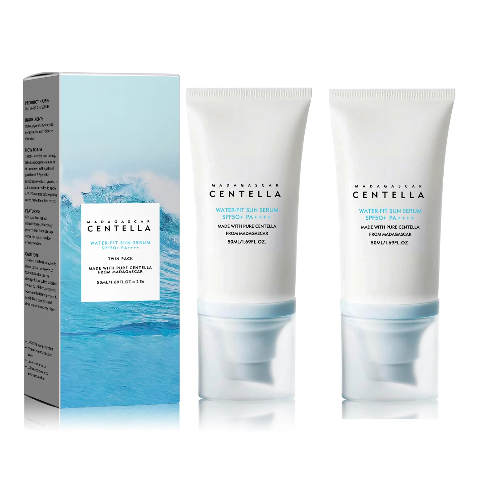 Skincare Basic - 2/1 adet SPF50+ Güneş Koruyucu Krem