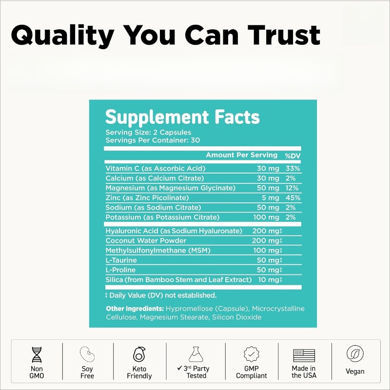 Hyaluronik Asit Takviyesi MSM, - Vitamin C Powder incelemesi ve fiyatı