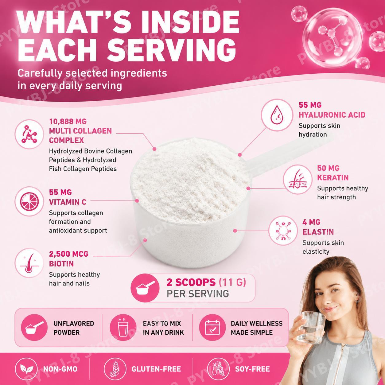 SoloTree Çoklu Kolajen Peptitl - Vitamin C Powder incelemesi ve fiyatı