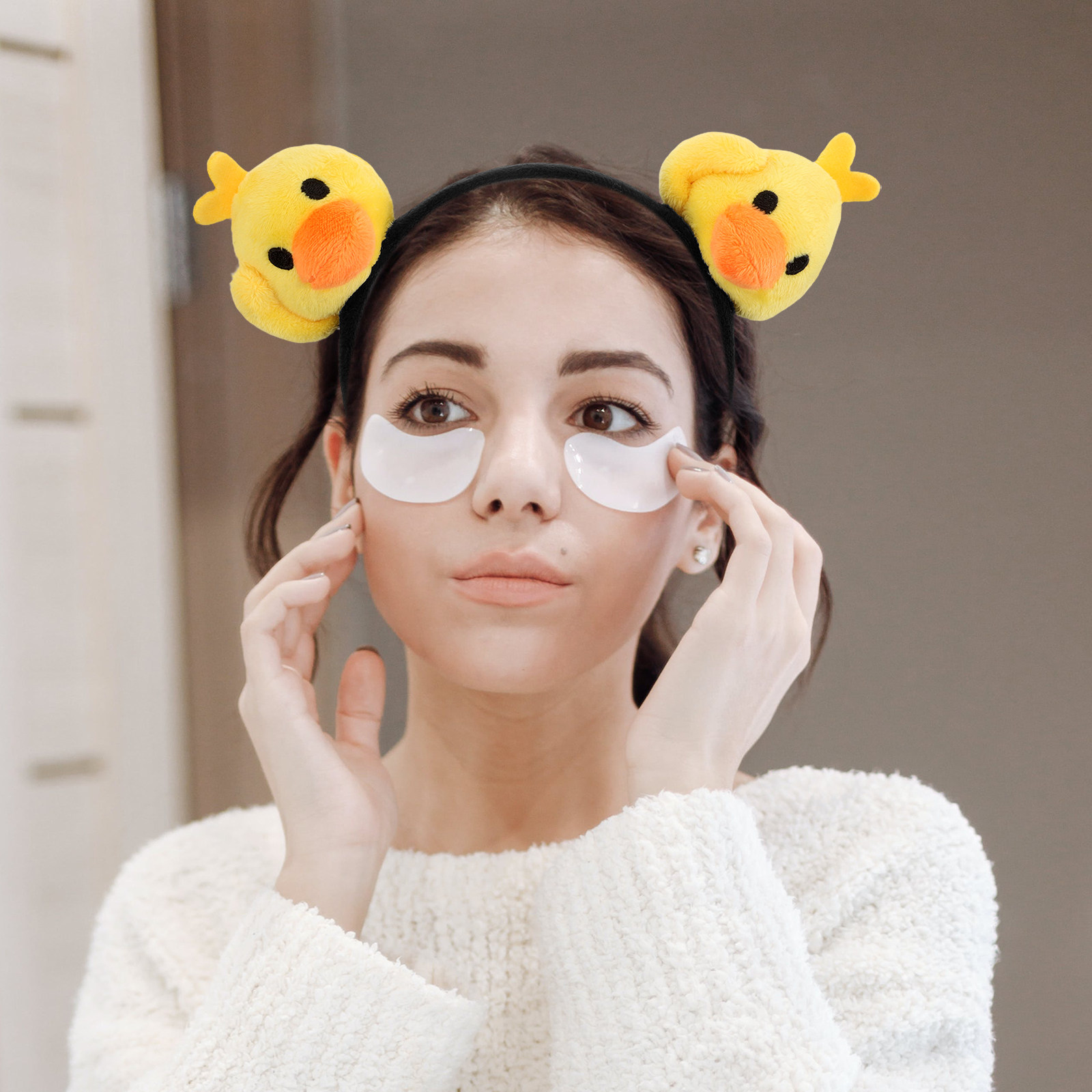 Kumaş Ördek Saç Bandı Sevimli  - Skincare Animate incelemesi ve fiyatı