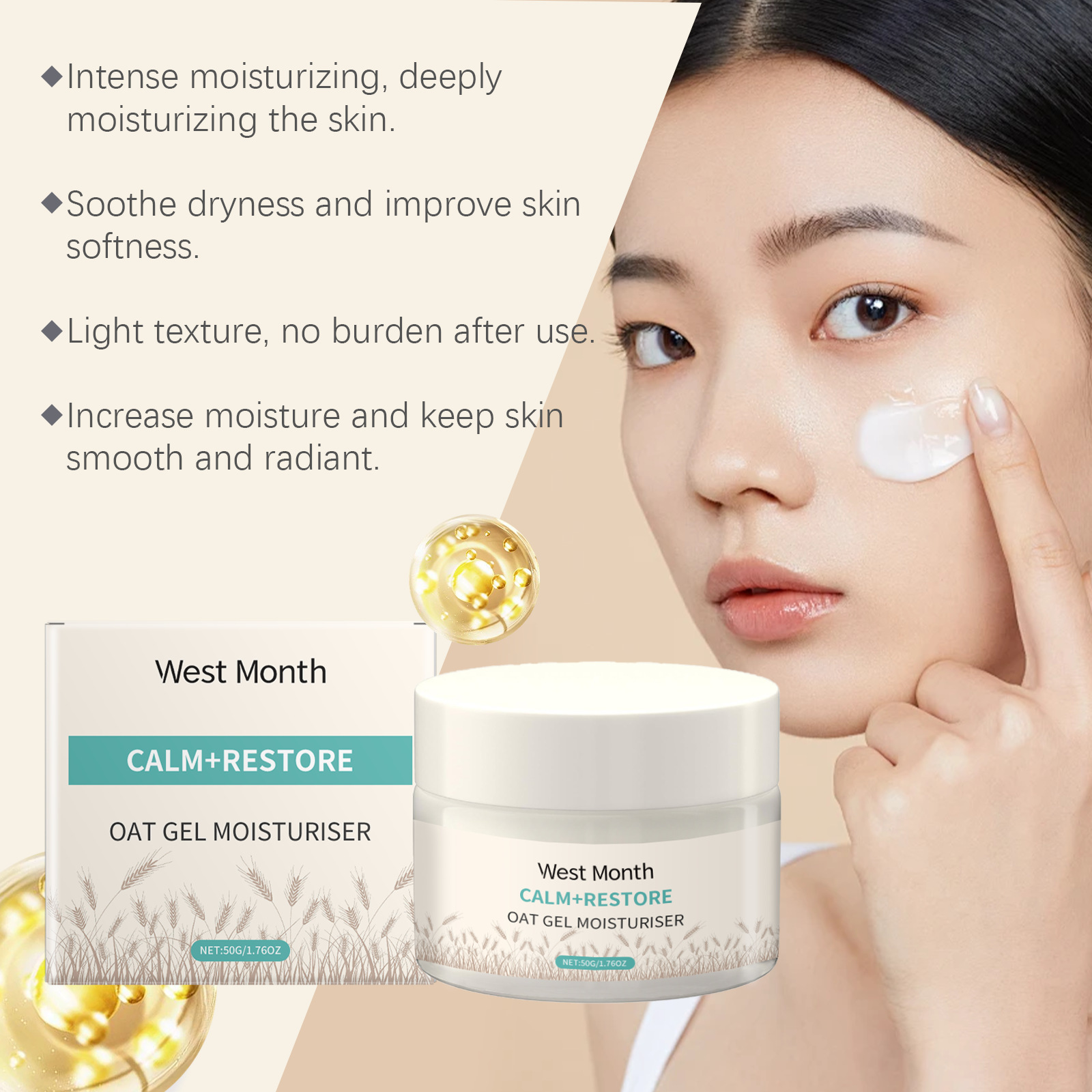 50g Yulaf Özlü Nemlendirici Yü - Skincare Oat incelemesi ve fiyatı