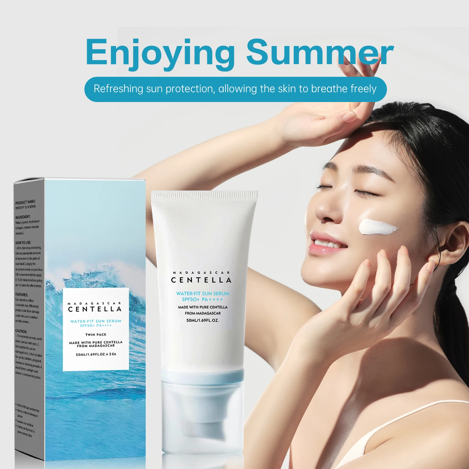 2/1 adet SPF50+ Güneş Koruyucu - Skincare Basic incelemesi ve fiyatı
