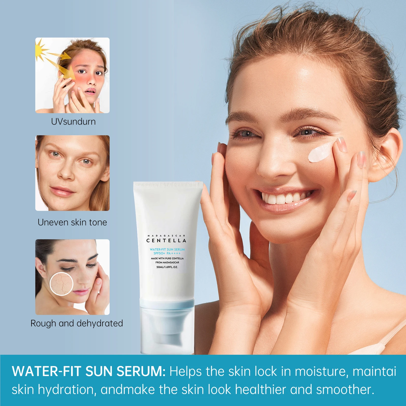 2/1 adet SPF50+ Güneş Koruyucu - Skincare Basic incelemesi ve fiyatı